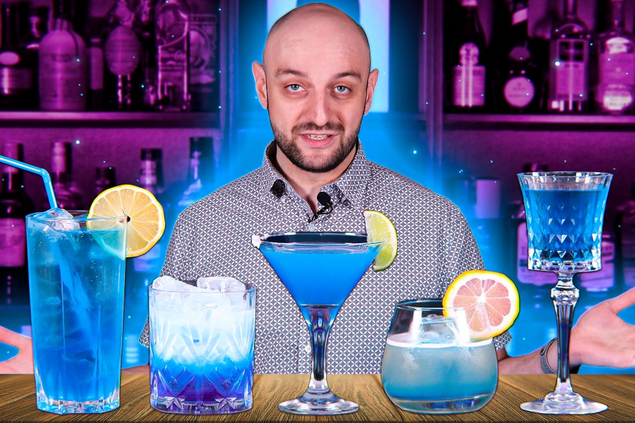 Синие коктейли